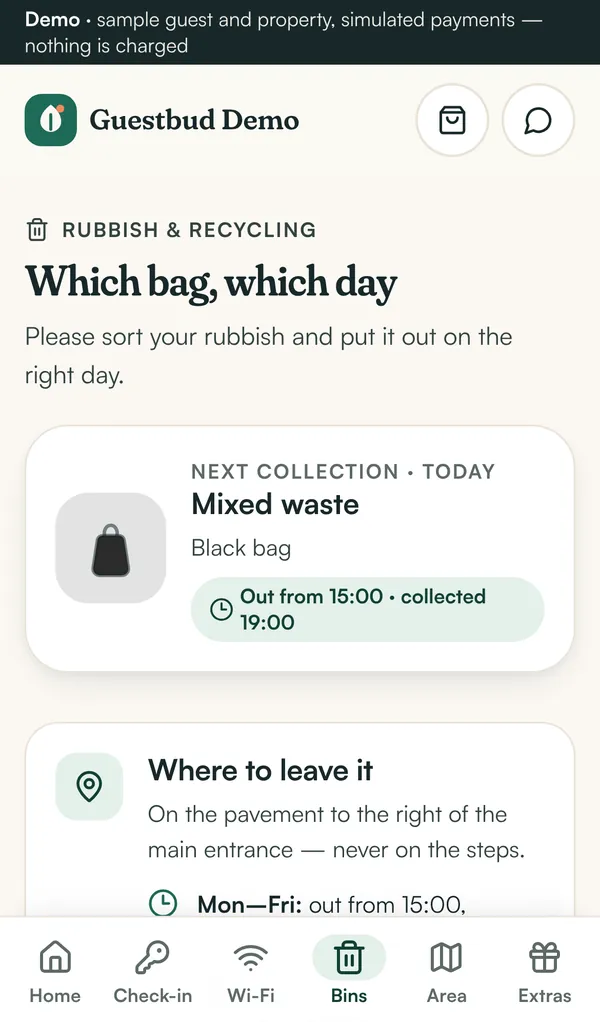 Rubbish & recycling