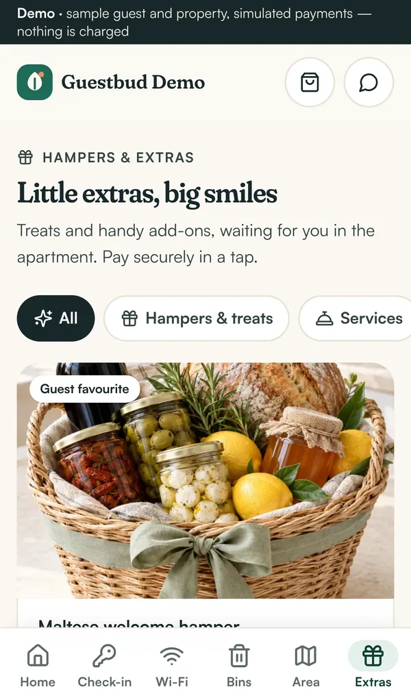 Hampers & extras