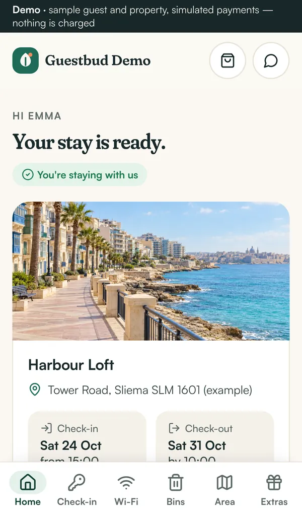 After every step: the stay guide